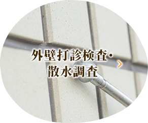 外壁打診検査・ 散水調査